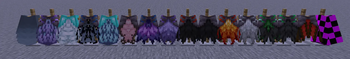 Image of all the Elytra variants