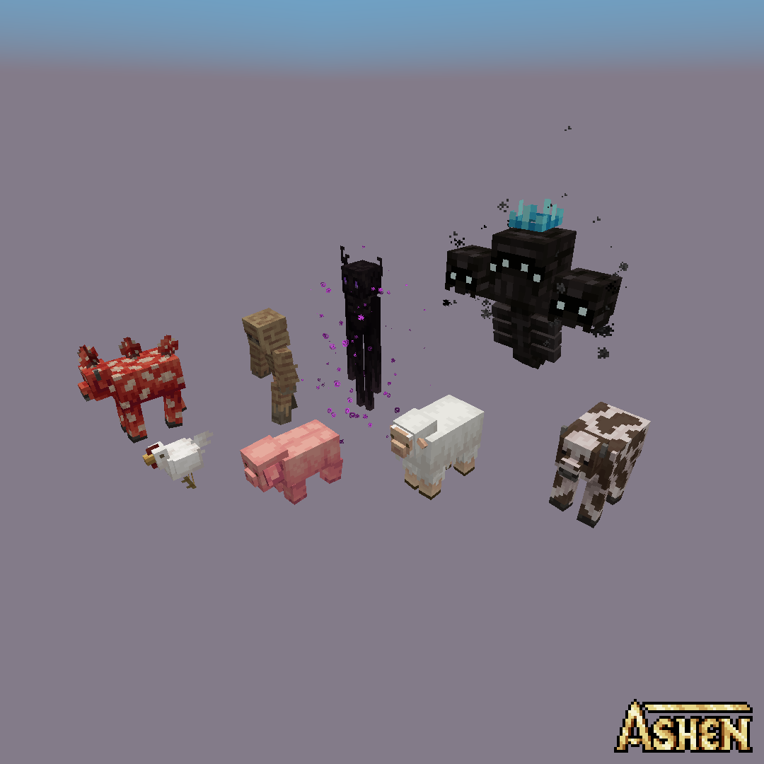 Ashen Custom Mobs x Fresh Animations - Gallery