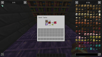 Spell Table GUI