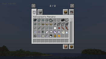 The Hallownest's Remains Inventory Tab