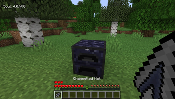 A freshly forge channeled nail