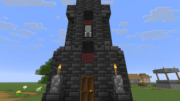The inverse of a village church