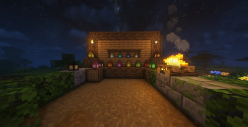Colored lanterns