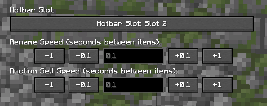 Mod Settings Using Mod Menu