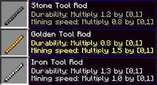 Tool rod stats comaring