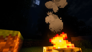 Tropical-Like Night Forest