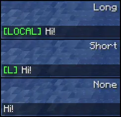Channel Indicator Types