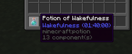 New Potion - Potion of Wakefulness