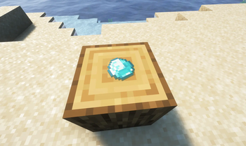 The item is lying down