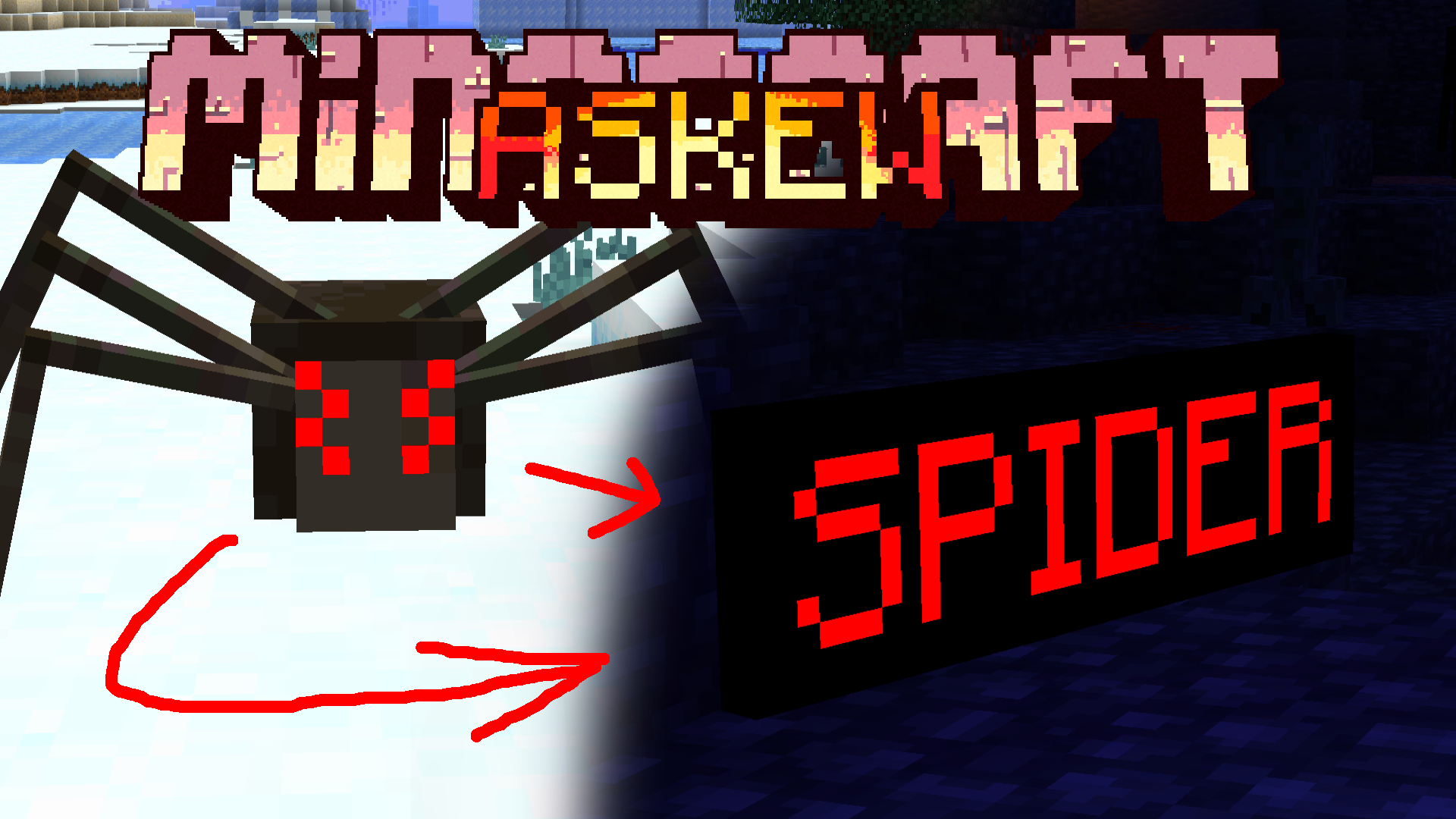 Minecraft: Askew | Arachnophobia Add-On - Minecraft Resource Pack