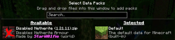 Datapack Added