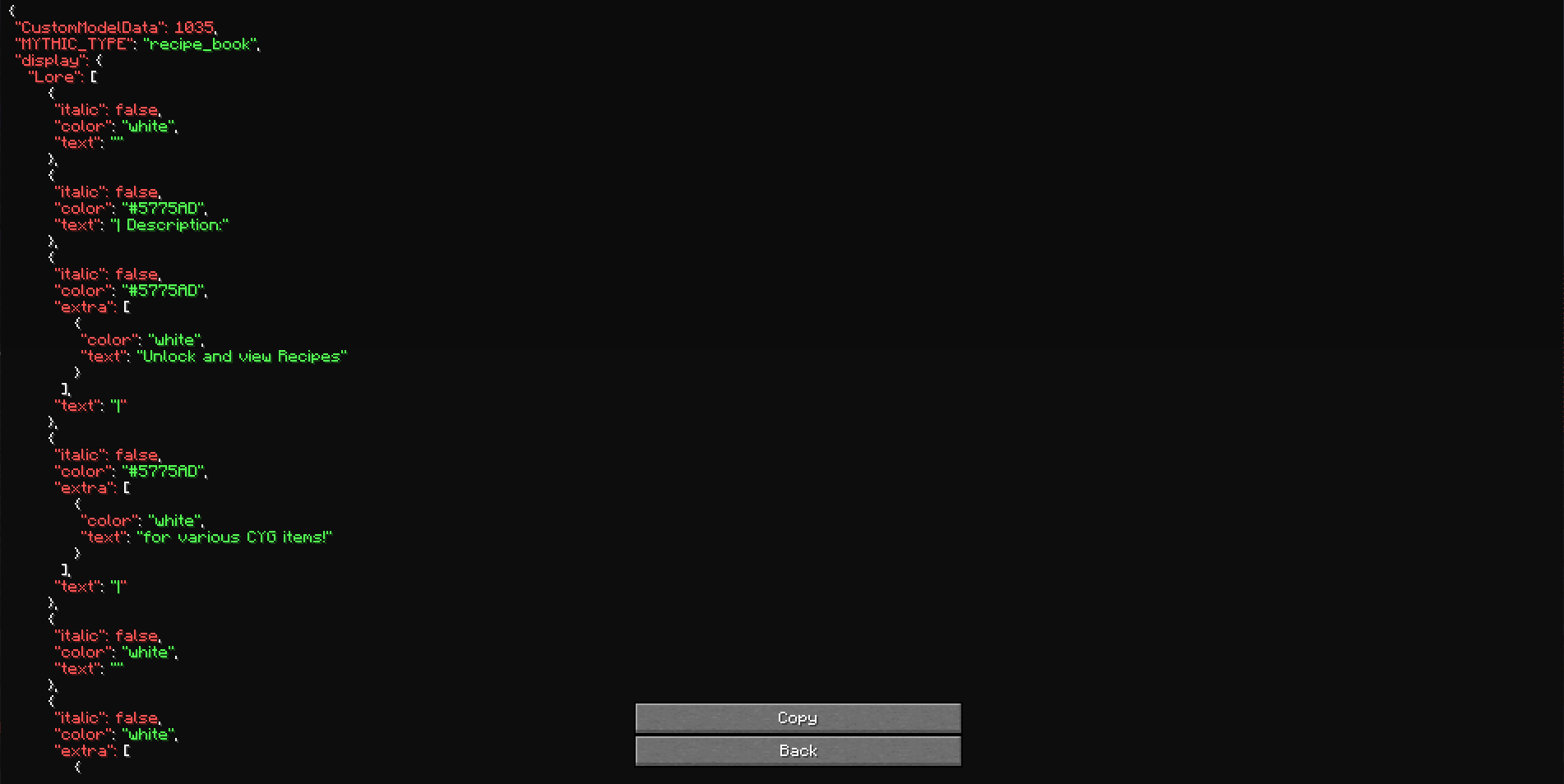 Nbtify minecraft mod
