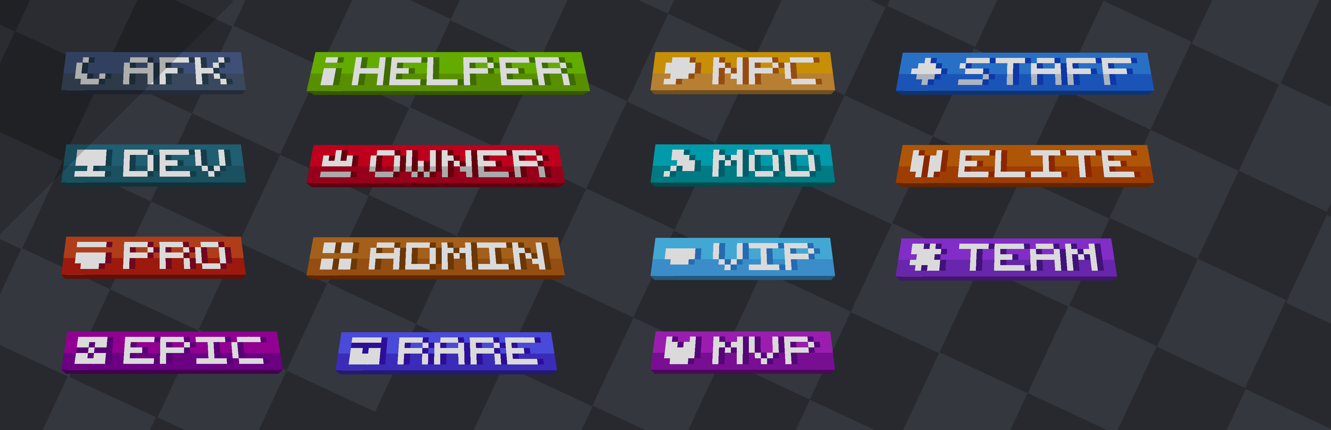 Custom Ranks pack — SkinMC