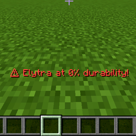 Elytra Durability Warning