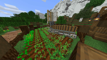 Farm using Create contraptions