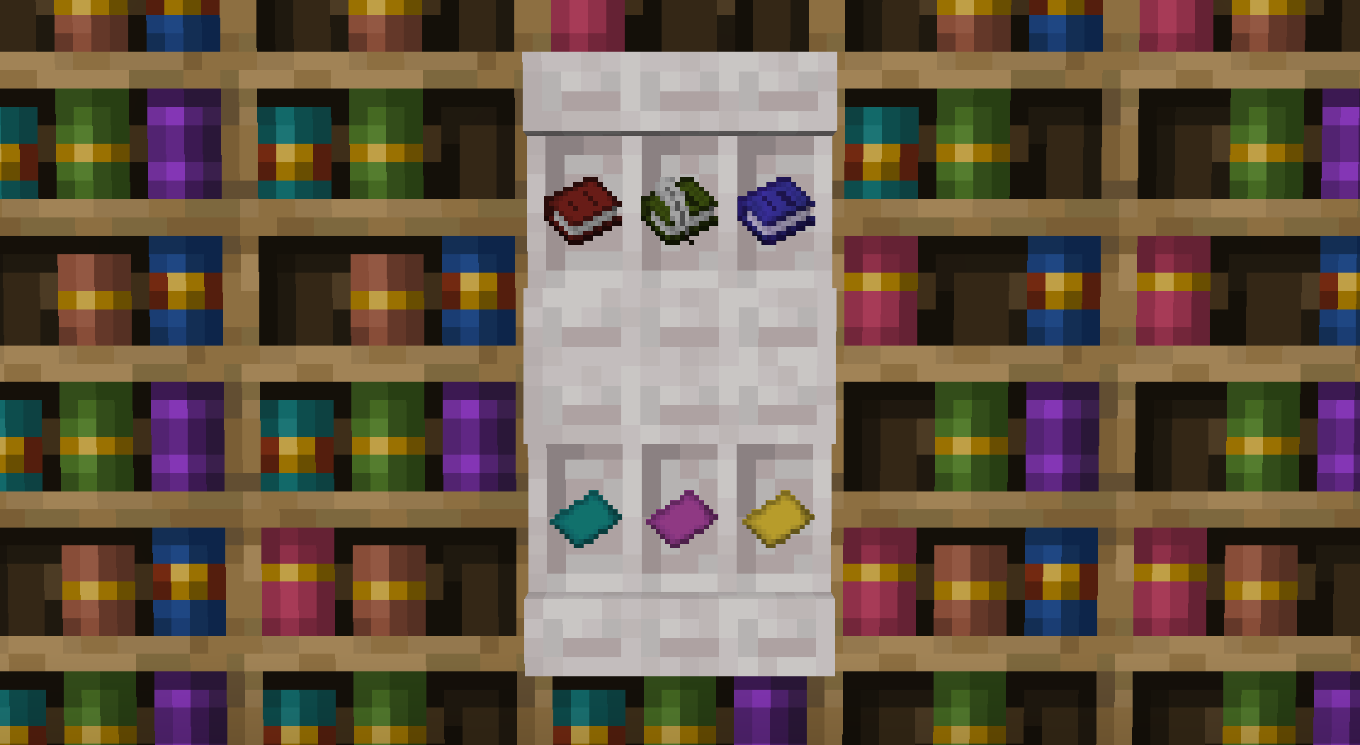 Dyed books and paper