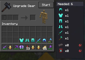 Smithing Table GUI With Mod