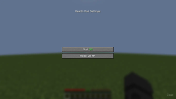 Menu options