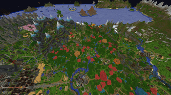 wynncraft with 64 render distance