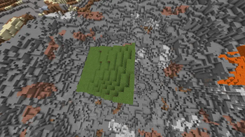 A chunk regenerated