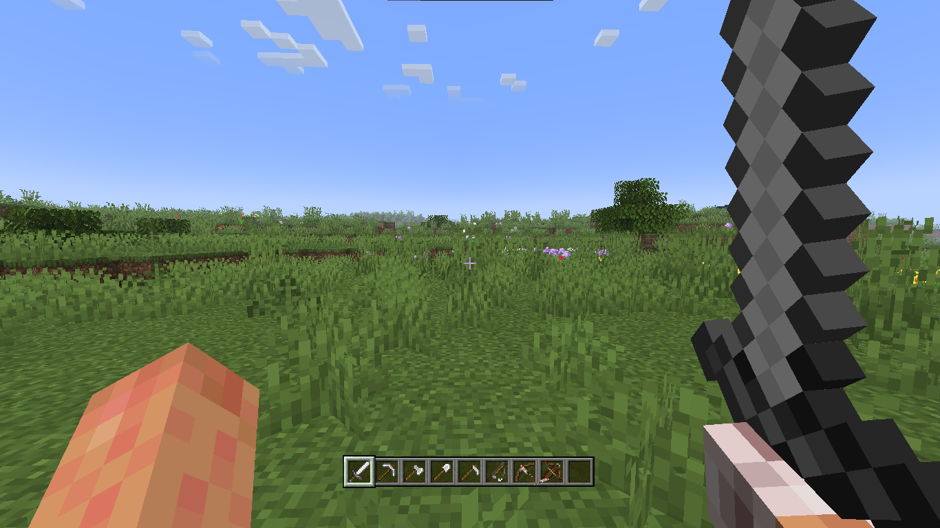Items in hands minecraft resource pack