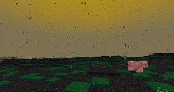 Plains after nuclear explosion