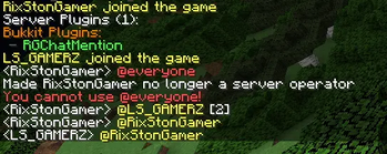 In-game chat mention preview