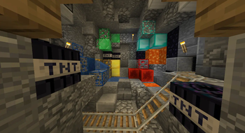 Several blocks in Bedwars