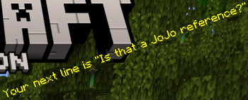 New splash text