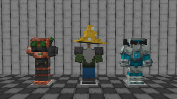 All three armor sets currently in the mod.