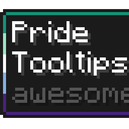 Gay MLM Pride Flag Tooltip (Frame-only 5-Color Turned)