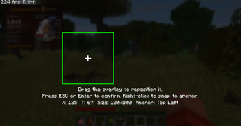 drag screen