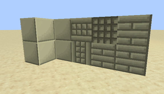 Zinc Block, Pillar, and Bricks 