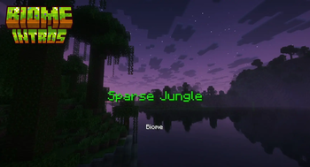 Biome Intros banner