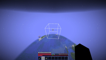 custom white bloc outline