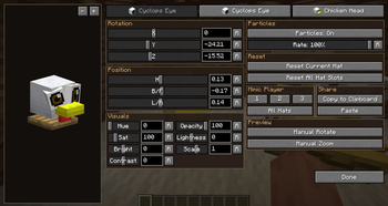 Hatstand Tweaking Menu #1