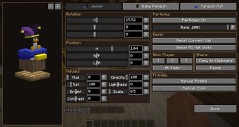 Hatstand Tweaking Menu #2