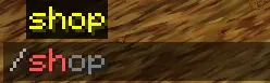 /shop command suggestion
