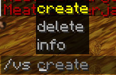 /vs command suggestions