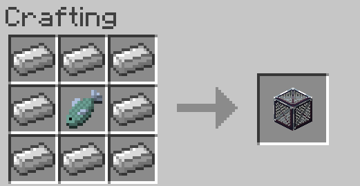 Fishing net block recipe