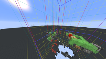 Chunk border crossing