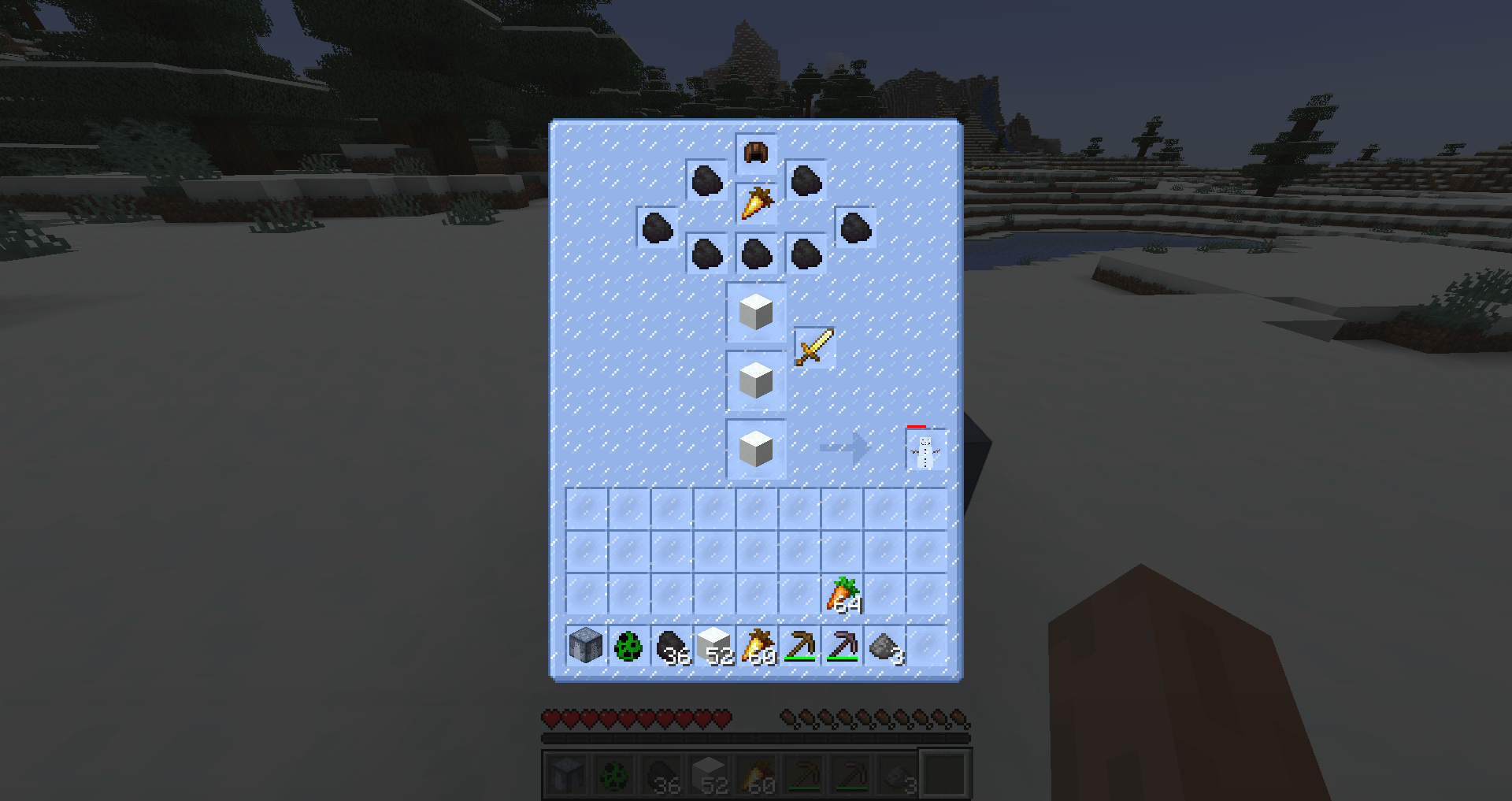 Snowman Builder Interface