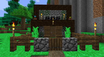 Spruce gate display