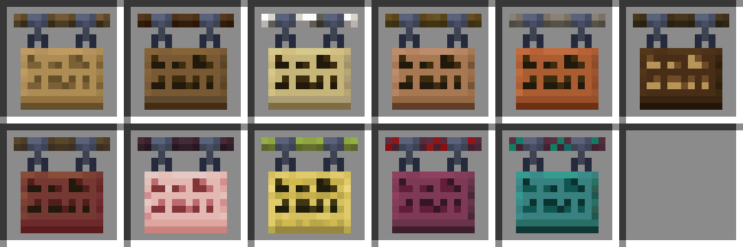 Hanging Sign Items with resource pack