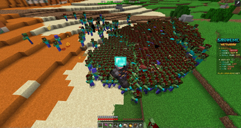 mobs/pvp area