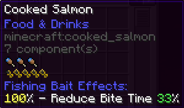 Cooked Salmon Fishing Bait Effect