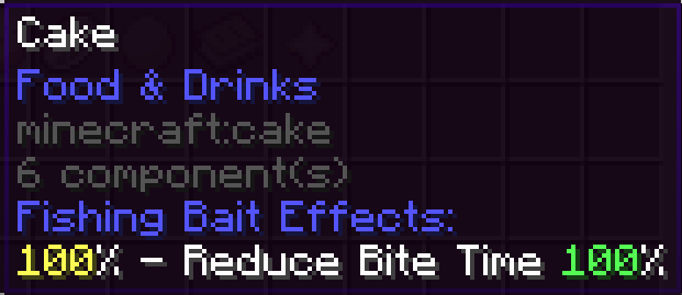 Cake Fishing Bait Effect