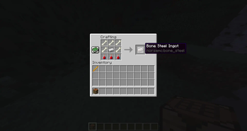 Bone Steel Crafting Recipe