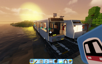 At a depot