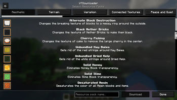 Vanilla Tweaks' Customizer